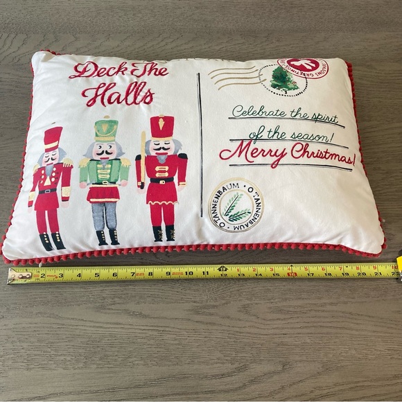 Christmas Postcard Decorative Pillow 🎄☃️ - Picture 2 of 9